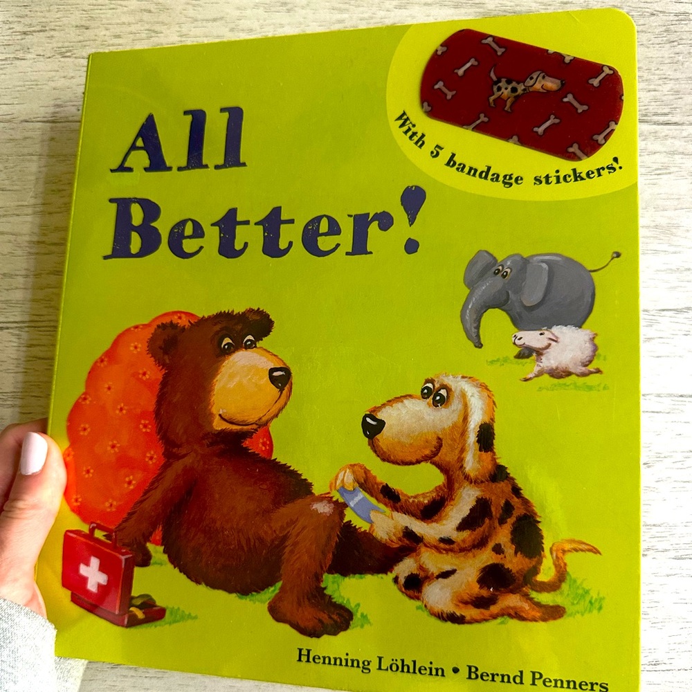 SEALED 📕 Usborne “All Better” Book With 5 Bandages